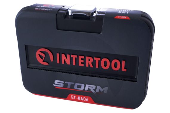 Набор бит HEX Intertool - 1/2" x H4-H17 x 100 мм (9 шт.) Storm (ET-8406) | Зображення 3
