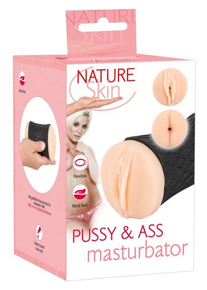 Мастурбатор вагина и анус - Nature Skin Pussy & Ass Masturbator Sex Aura