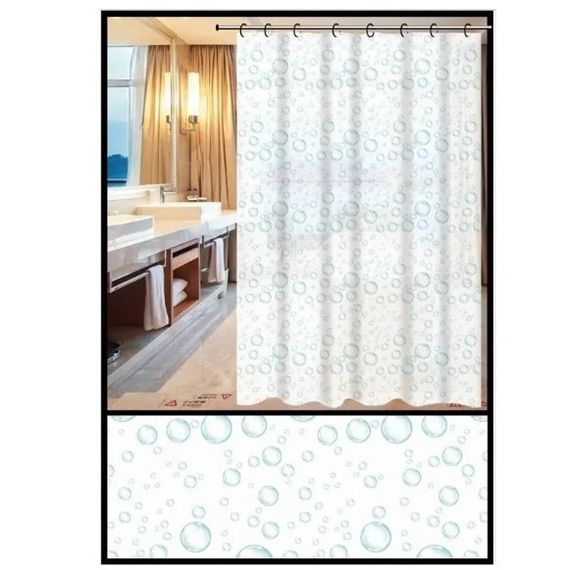 Шторка для ванної ZERIX SCP-003-180x180 ZX5002