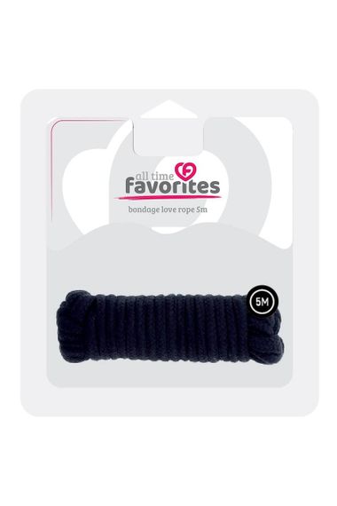 Мотузка для бондажа BONDX LOVE ROPE-5M, BLACK, Черный | Зображення 2