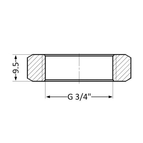 Контргайка Thermo Alliance Standart 3/4" SD40120 | Зображення 1