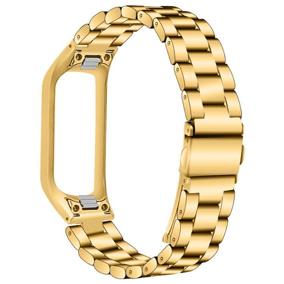 Металевий ремінець Primo для фітнес браслета Samsung Galaxy Fit E ( SM-R375 ) - Gold | Зображення 2