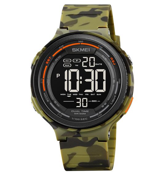 Годинник S2kmei 1841CMGN Army Green Camo