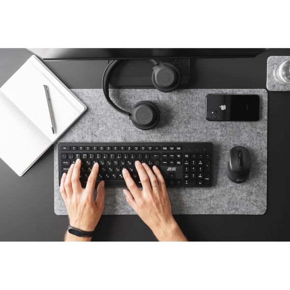 Клавіатура 2E KS260 Wireless Black (2E-KS260WB) | Зображення 3