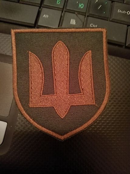 Шеврон медичний тризуб На липучці