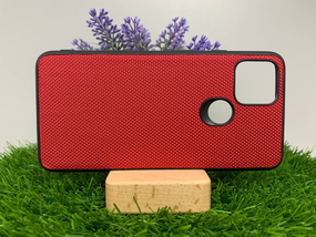 Чохол накладка Google Pixel 5 тканина червоний