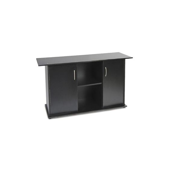 Підставка Природа ПП під акваріум збірна пряма з дверима чорна 100x40x70 см