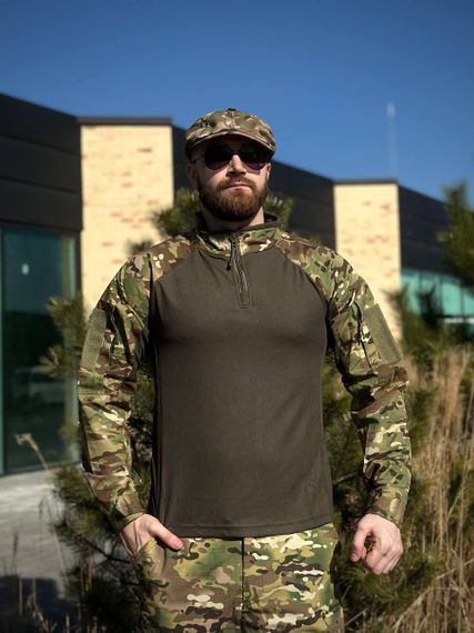 Військовий Статутний Комплект Мультикам 2 в 1 Кітель та Штани +Убакс Military MTP | Зображення 6