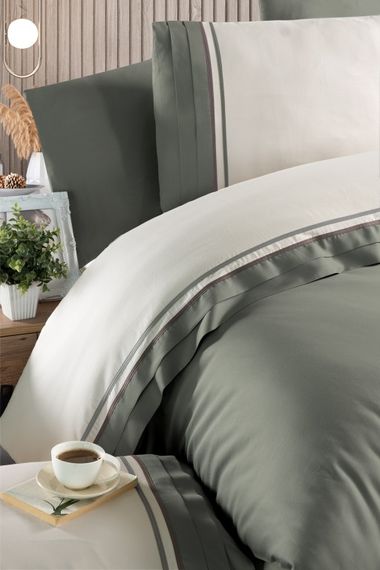 Комплект постільної білизни First Choice Deluxe Satin 200х220 Groovy Moonmist | Зображення 1