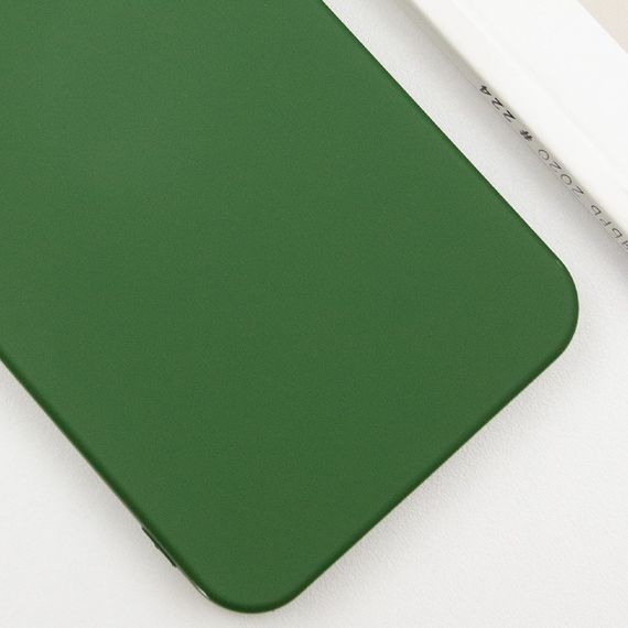 Чехол Silicone Cover Lakshmi Full Camera (AA) with Magnetic Fit для Google Pixel 7 Pro Зеленый / Dark green | Зображення 2