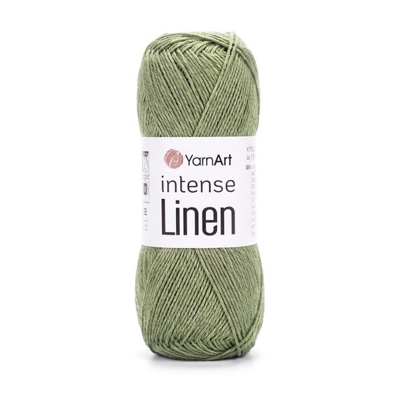 Пряжа Intense Linen 4121 (Інтенс Лінен) 45% льон 55% віскоза 50 г / 175 м (Fine)