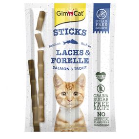 Ласощі для котів GimCat Sticks Salmon and Troute з лососем та фореллю 4 шт