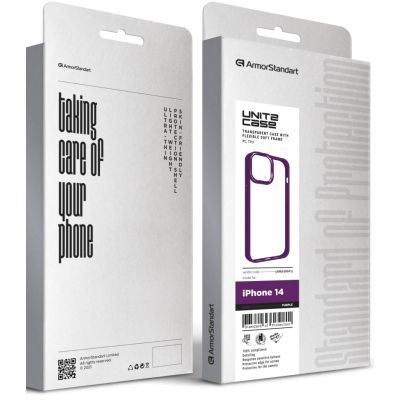 Чехол для мобильного телефона Armorstandart UNIT2 Apple iPhone 14 Purple (ARM69941) | Зображення 4