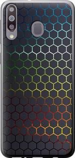 Чехол на Samsung Galaxy A40s A3050 Переливающиеся соты из пластика FCh_010222