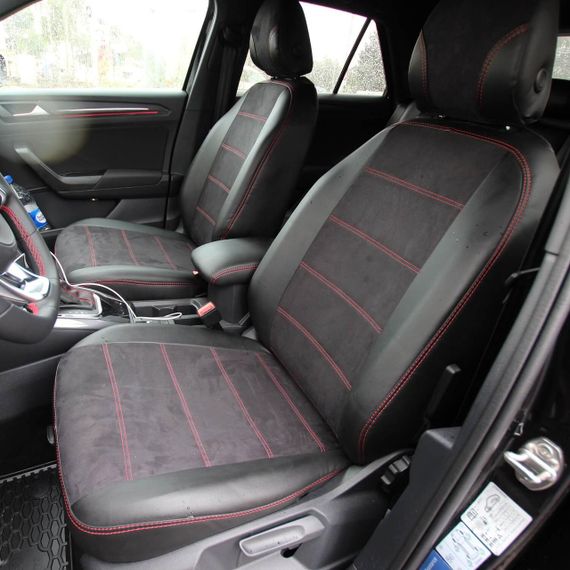 Чохли на сидіння з екошкіри та антари Citroen C1 I (AB10) 2005-2014 EMC-Elegant