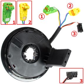 Спираль контактная подрулевая AIRBAG A0004640518 Mercedes-Benz W211, W463 мерседес 211 463