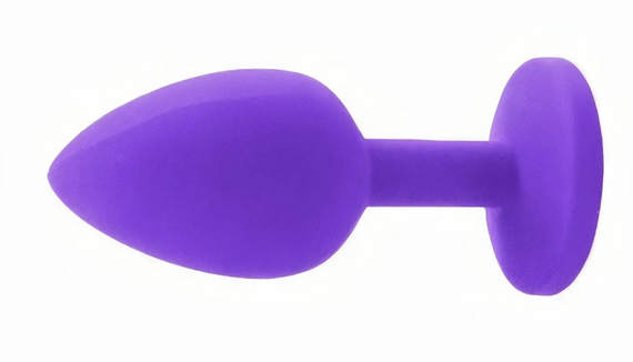 Силіконова анальна пробка з кристалом SKN KSIL-26S ( розмір S) sexstyle | Зображення 2