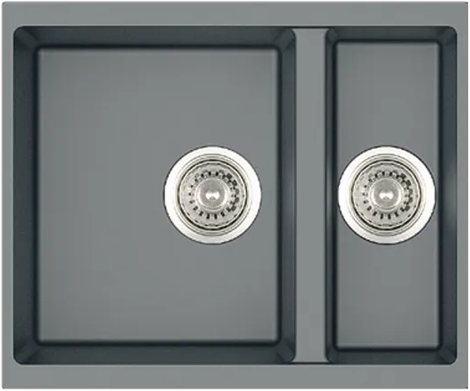 Кухонна мийка Fabiano Quadro 56x46x15 Titanium 8221.301.0649