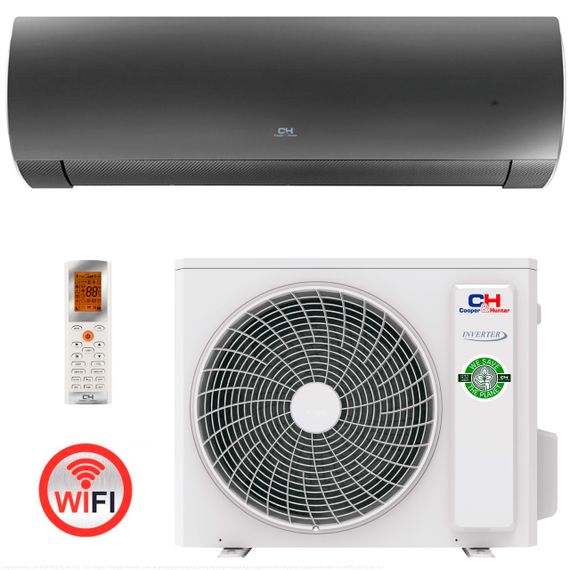 Кондиционер Cooper&Hunter DAYTONA BLACK R32 CH-S18FTXD2-BL Wi-Fi Wi-Fi | Зображення 1
