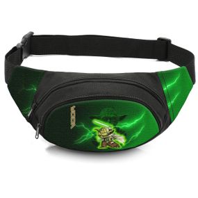 Сумка-бананка детская с принтом Йода Star Wars поясная сумка для мальчика (4496)