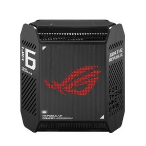 Маршрутизатор ASUS ROG Rapture GT6 1PK black AX10000 3xGE LAN 1x2.5GE WAN 1xUSB 3.2 g1 WPA3 OFDMA MESH (90IG07F0-MU9A10)