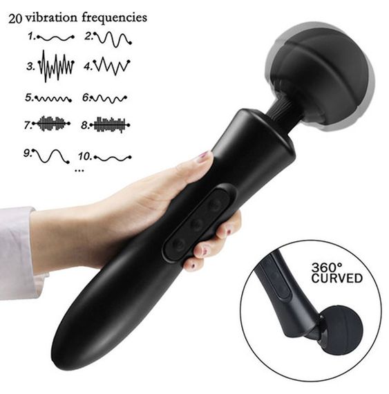 Вібромасажер Boss Series - Massager Ultra Powerful Big USB Black 20 Function, BS2200010 sexstyle | Зображення 4
