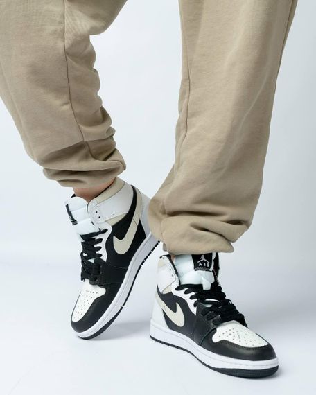 Жіночі кросівки N-ike Air Jordan 1 High “Black White Grey , В'єтнам , весна / літо / осінь | Зображення 5