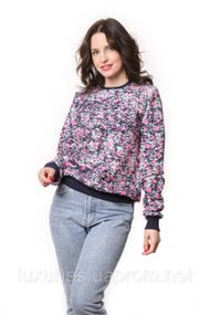СВИТШОТ ЖЕНСКИЙ OVERSIZE - утепленный XL