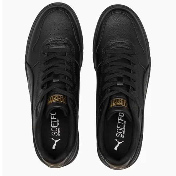 Кроссовки-кеды мужские Puma RBD Game Low Sneakers 386373 06 (черные, кожаные, повседневные, закрытые, пума) | Зображення 5