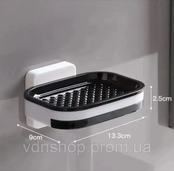 Настенный двухслойный держатель для мыла Soap Dish | Зображення 3
