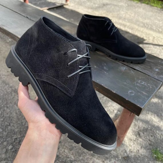 Чоловічі черевики замшеві 45 розмір | Зображення 4