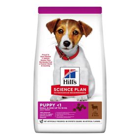 Hill’s SP Puppy Smal&Mini Сухий корм для цуценят малих і мініатюрних порід, з ягням і рисом, 3 кг