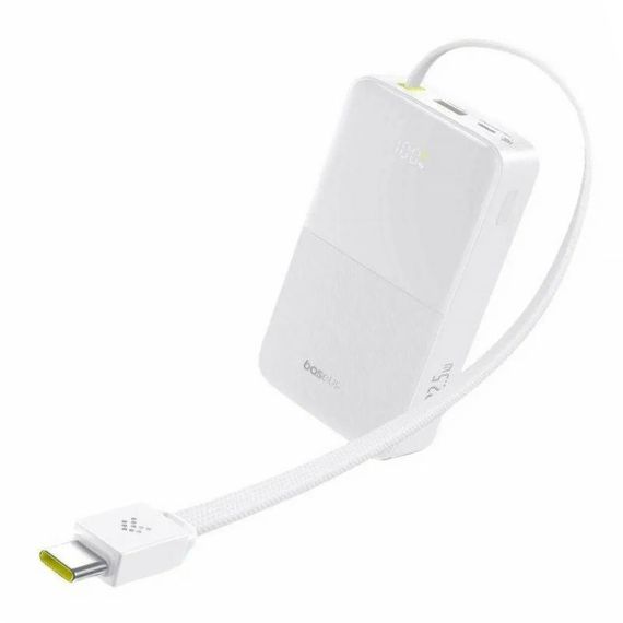 Портативний ЗП Power Bank Baseus EnerFill FC51 Bipow2 Pro 22.5W 20000 mAh (E00277) White | Зображення 1