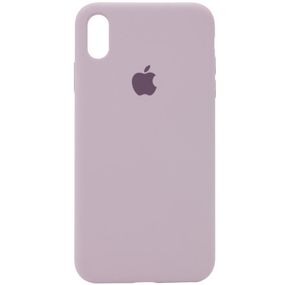 Чохол Silicone Case Full Protective (AA) для Apple iPhone X / XS (5.8") Сірий / Lavender
