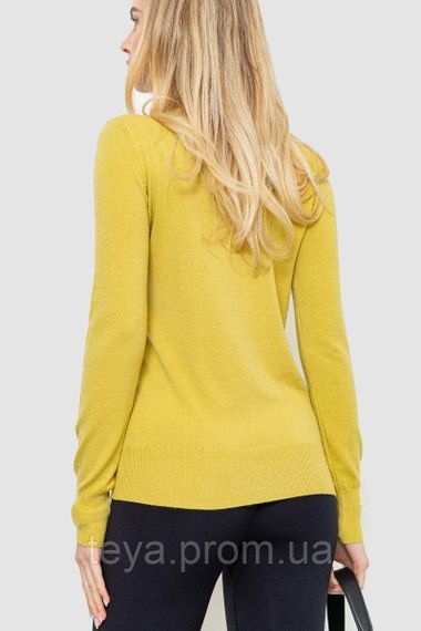 Гольф женский однотонный, цвет горчичный, размер L-XL FA_008661 | Зображення 3