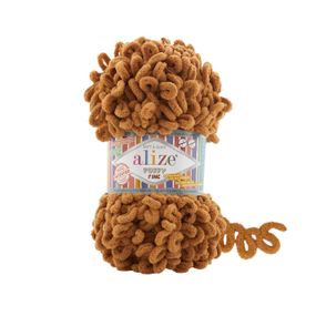 Пряжа ALIZE PUFFY FINE 179 алізе пуфі файн фантазійна нитка плюшева