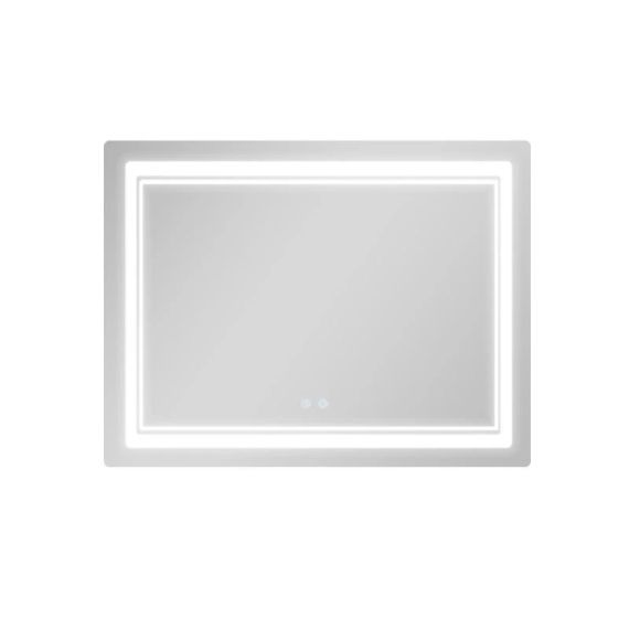 Дзеркало Qtap Cardinal (CA2) 1000х800 з LED-підсвіткою Touch, з антизапотіванням, з димером, темп. кольору (3000-6500K) | Зображення 3