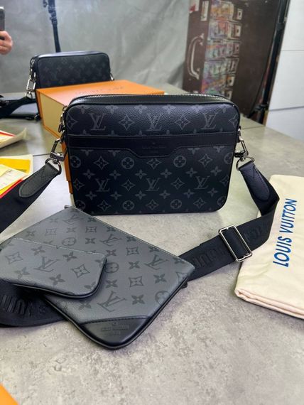 Месенджер Louis Vuitton Trio Monogram c827 | Зображення 4
