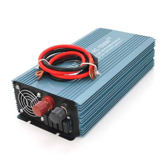 Инвертор напряжения Mexxsun MXS-1500.24V/220V, 2 Shuko, клеммные провода, Q4 | Зображення 1