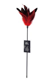 Щекоталка Art of Sex Feather Paddle перо молодого петуха, Красный
