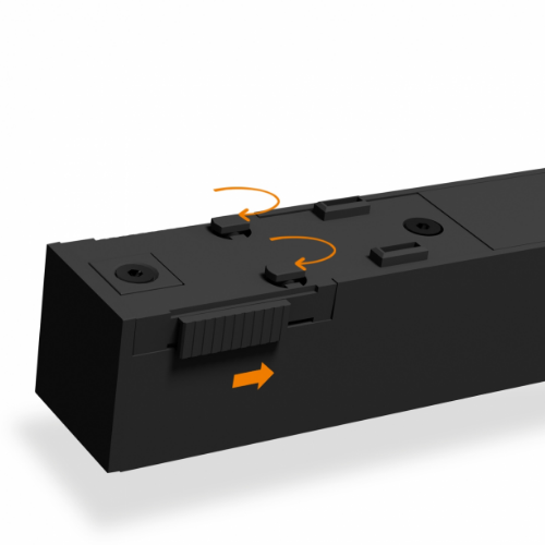 LED Світильник магнітний трековий 10,5W 4000К 48V чорний VL-TRMS-LD430B Videx | Зображення 5