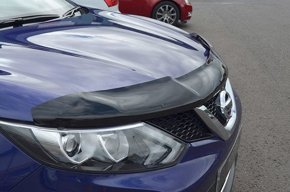 Дефлектор капота EuroCap (2014-2017) для Nissan Qashqai | Зображення 5