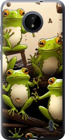 Чехол на Nokia C20 Жабки "5656u-2510-17620"