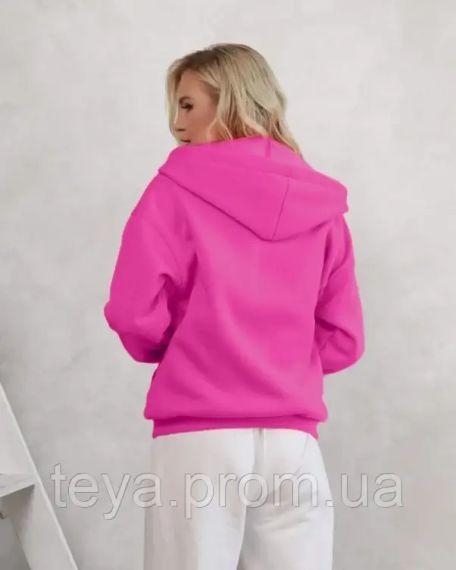 Толстовка цвет малиновый размеры XL, S, M, L FI_004884 | Зображення 1