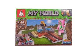 Конструктор "MY WORLD" 66024, 8в1 40+ деталей, Ціна за 1 конструктор, у коробці (6968683261283) Вид 5