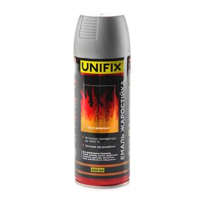Емаль жароміцна Срібло 400 мл UNIFIX 9510711