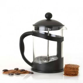 Френч-прес для чаю 600мл, скло+пластик BN-136