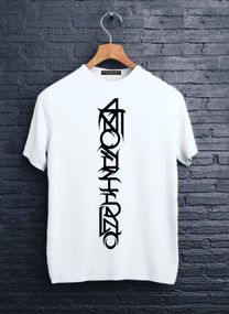 Футболка мужская с принтом повседневная S Белая