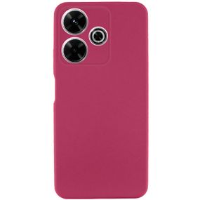 Чохол TPU GETMAN Liquid Silk Full Camera для Xiaomi Redmi 13 4G / Poco M6 4G Бордовий / Marsala