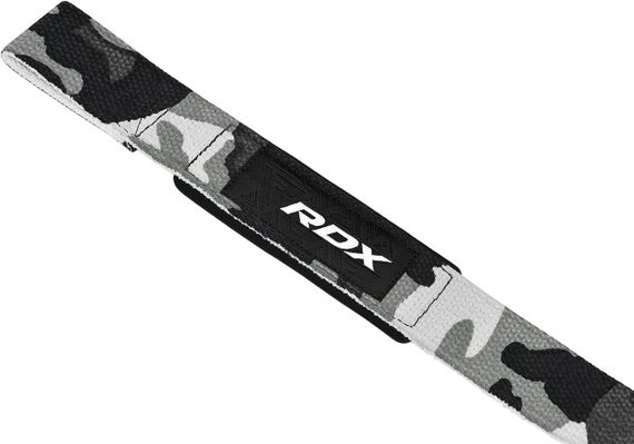 Лямки для тяги RDX W1 Gym Single Strap Camo Gray Plus | Зображення 2